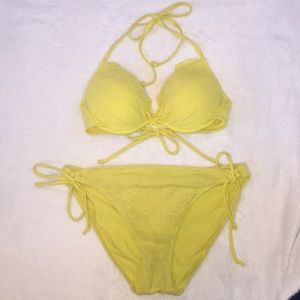 Victoria Secret | Push Up Yellow Bikini